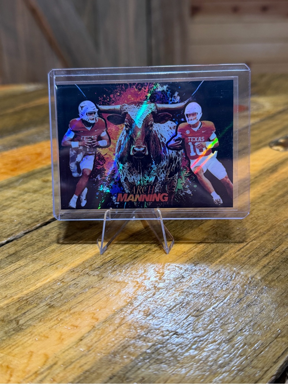 Arch Manning Texas Longhorns Custom Football Trading Card